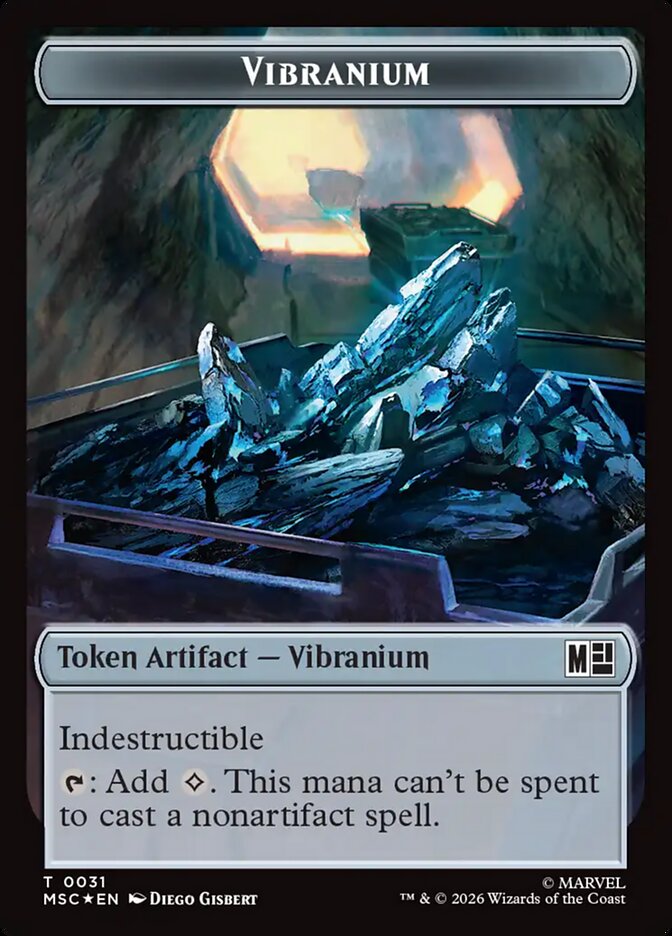 Vibranium — Marvel Super Heroes Commander Tokens 31/32