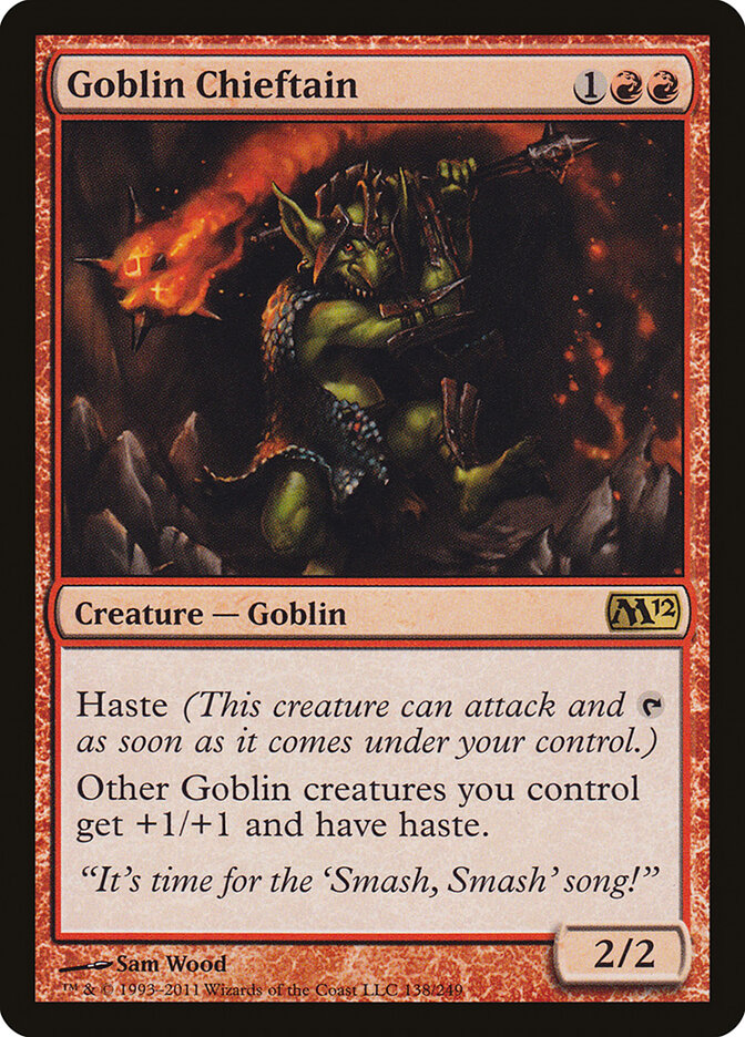 Goblin Chieftain — Magic 2012 138/249