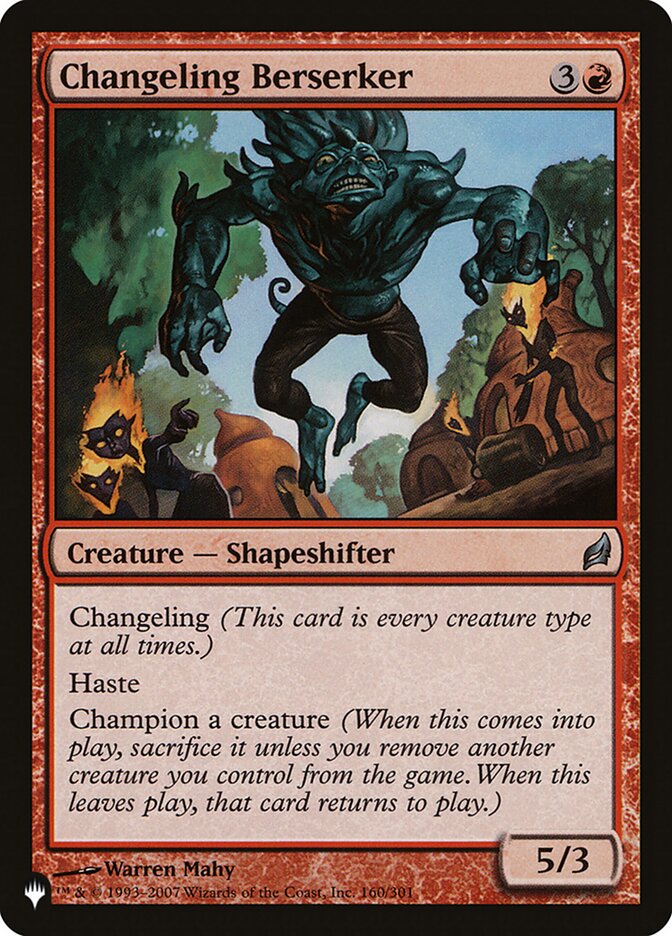 Changeling Berserker — The List LRW-160/5581