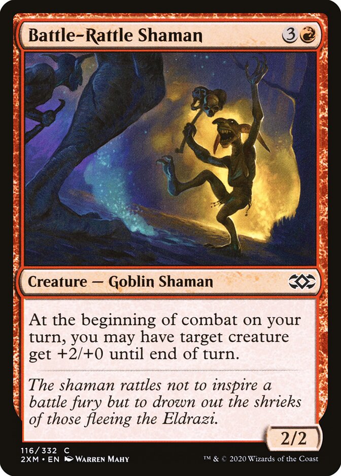 Battle-Rattle Shaman — Double Masters 116/384