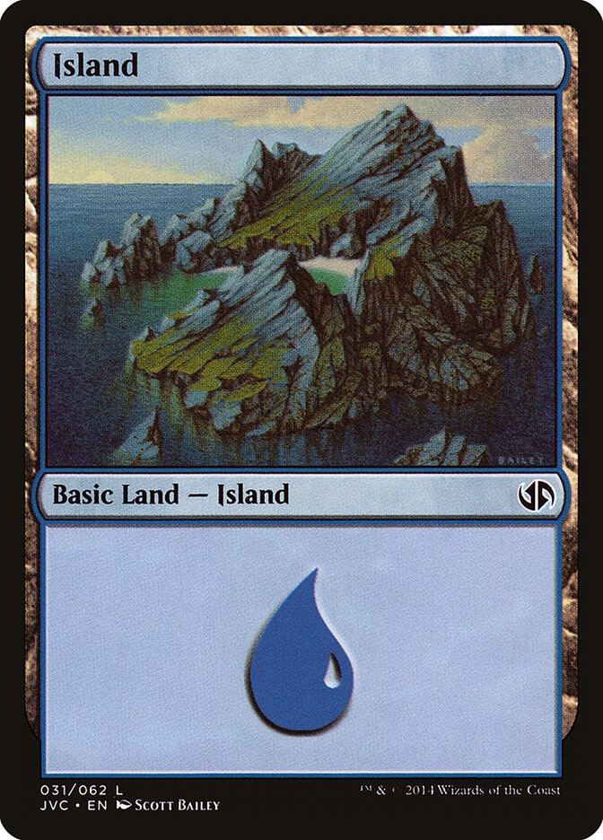Island — Duel Decks Anthology: Jace vs. Chandra 31/62