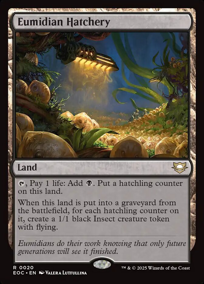 Eumidian Hatchery — Edge of Eternities Commander 20/191