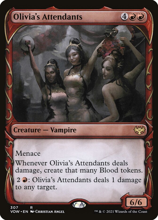 Olivia's Attendants — Innistrad: Crimson Vow 307/423