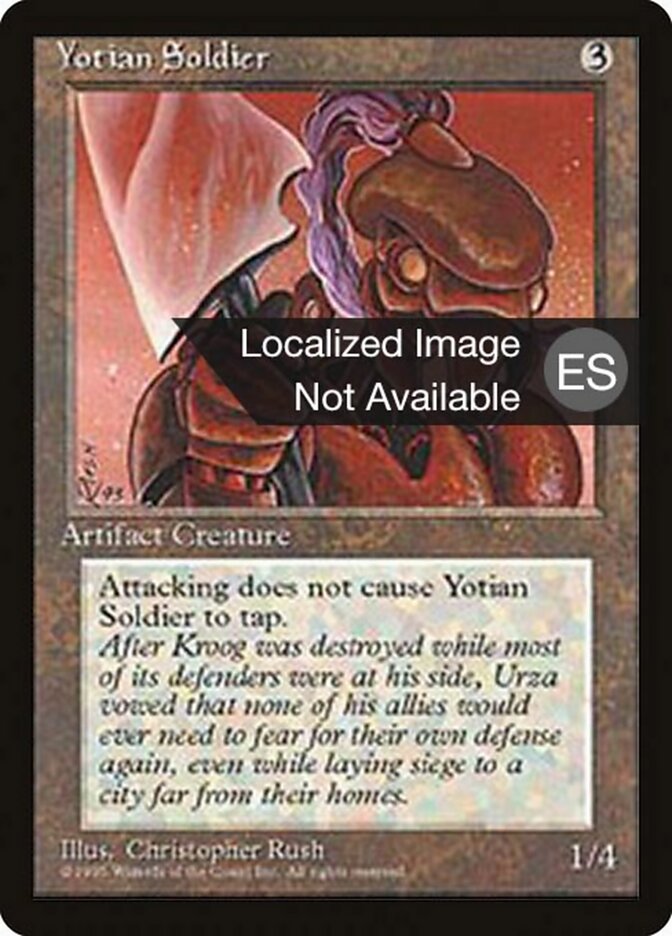 Yotian Soldier — Fourth Edition Foreign Black Border 360/378