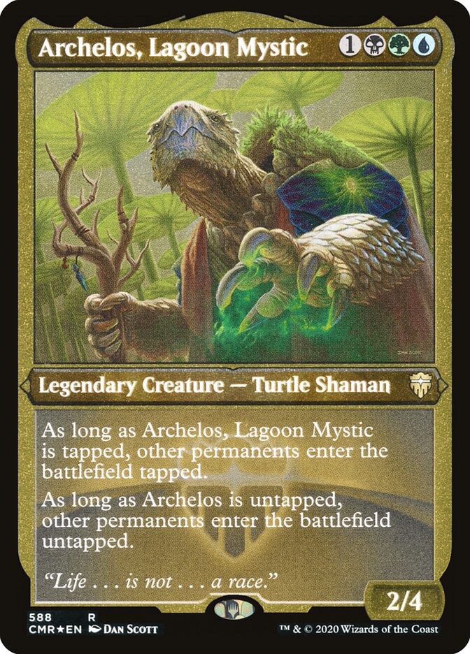 Archelos, Lagoon Mystic — Commander Legends 588/718
