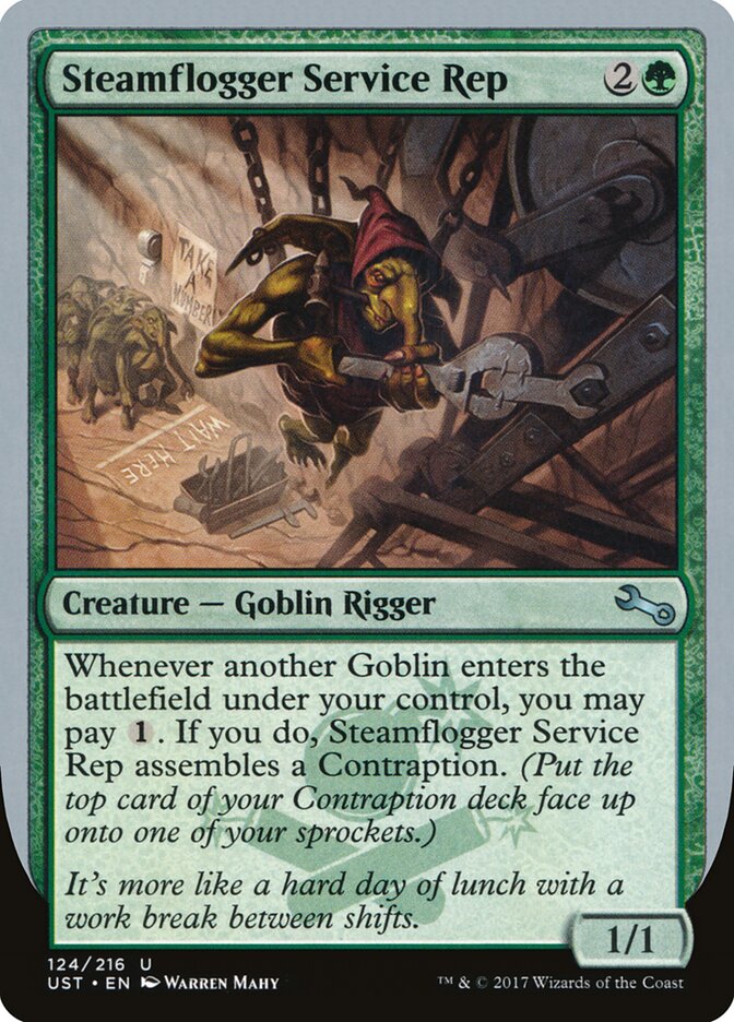Steamflogger Service Rep — Unstable 124/268
