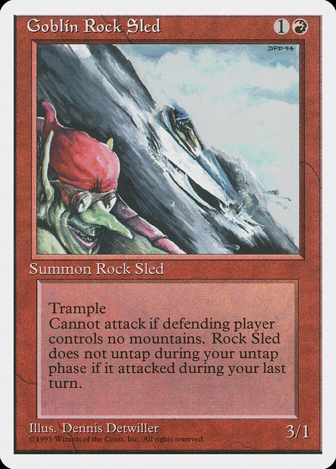 Goblin Rock Sled — Fourth Edition 199/378