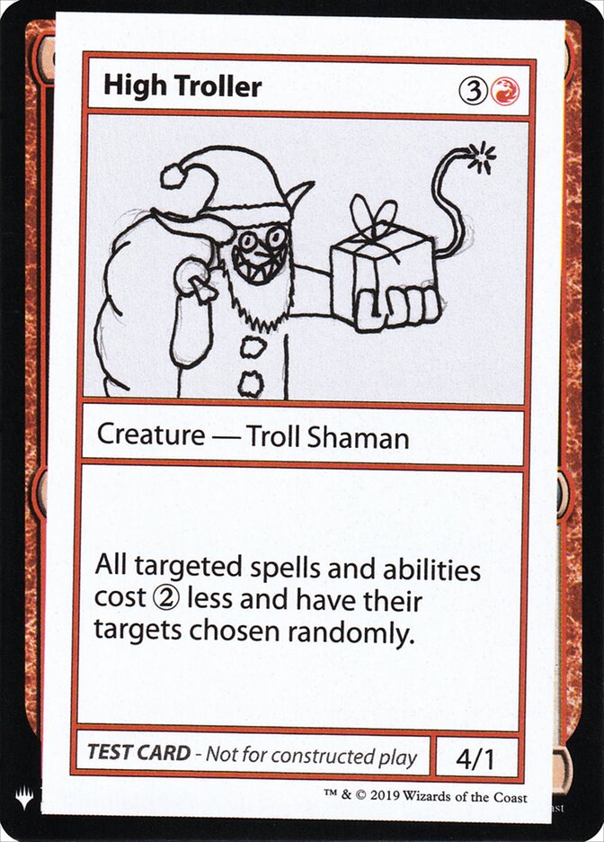 High Troller — Mystery Booster Playtest Cards 2019 54/121