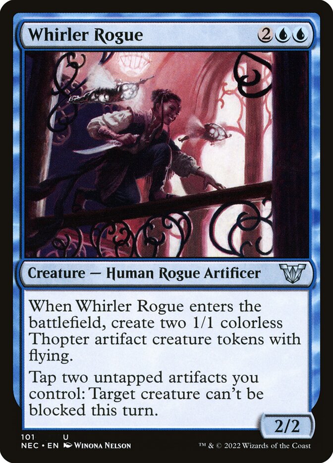 Whirler Rogue — Neon Dynasty Commander 101/179