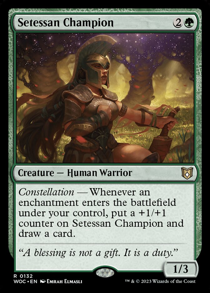 Setessan Champion — Wilds of Eldraine Commander 132/173