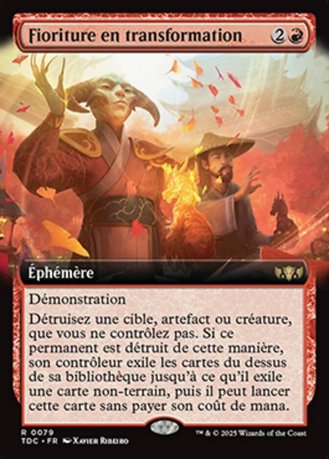 Fioriture en transformation — Tarkir: Dragonstorm Commander 79/413