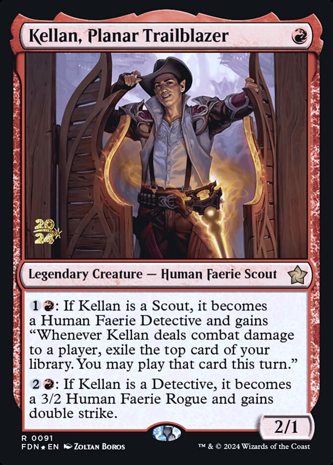 Kellan, Planar Trailblazer — Foundations Promos 91s/106