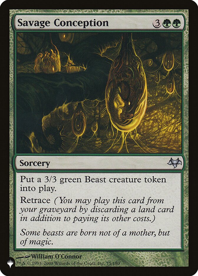 Savage Conception — The List EVE-75/5581