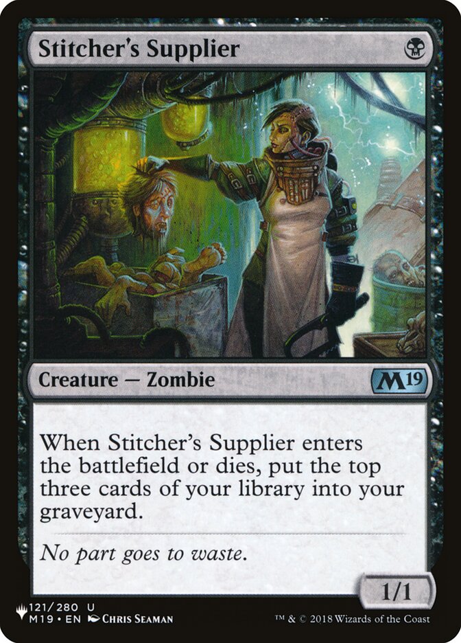 Stitcher's Supplier — The List M19-121/5581