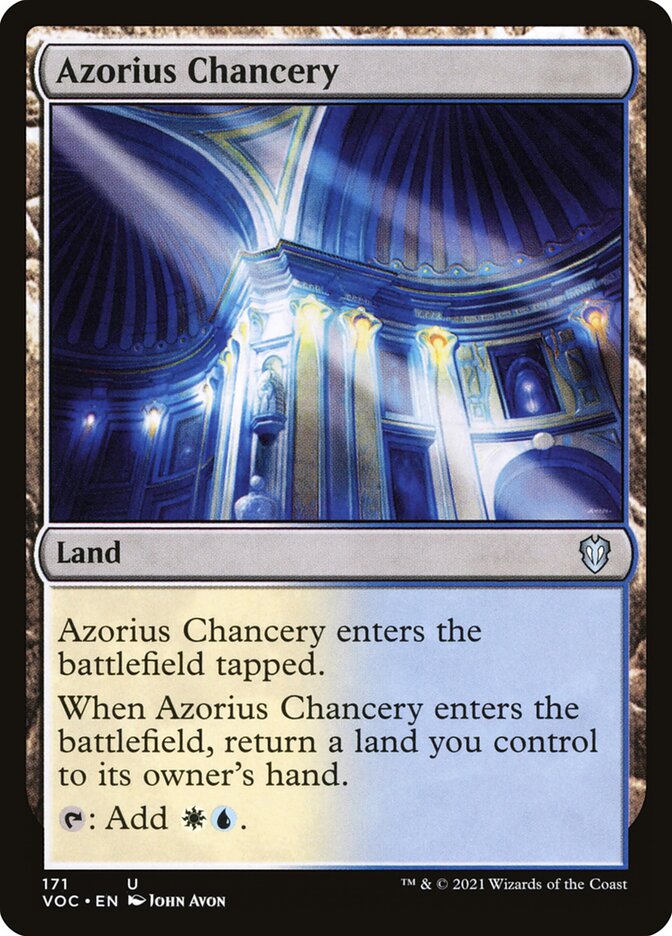 Azorius Chancery — Crimson Vow Commander 171/188