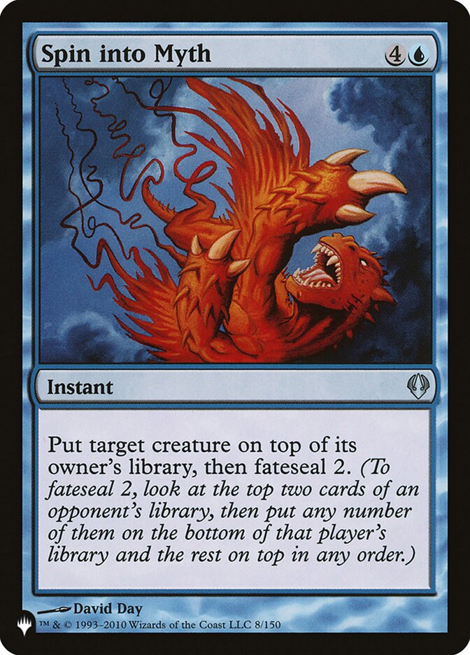 Spin into Myth — The List ARC-8/5581