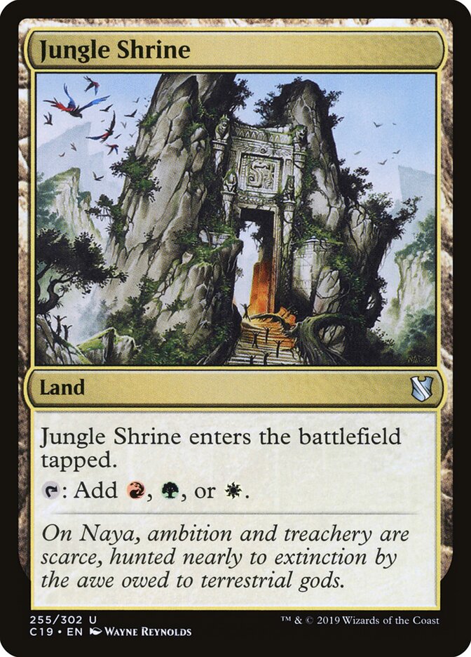 Jungle Shrine — Commander 2019 255/302
