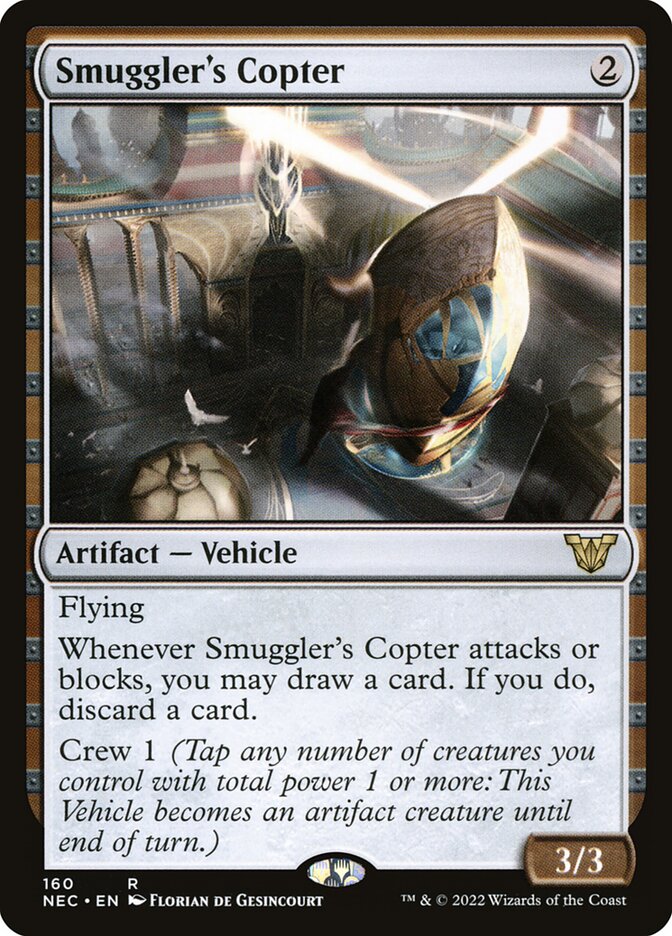 Smuggler's Copter — Neon Dynasty Commander 160/179