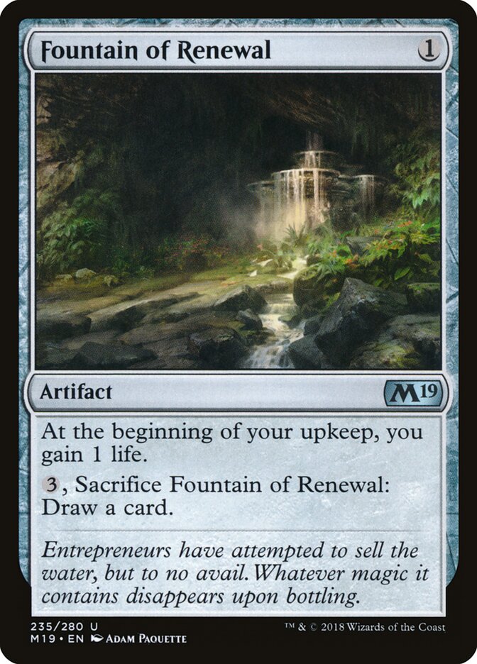 Fountain of Renewal — Core Set 2019 235/314