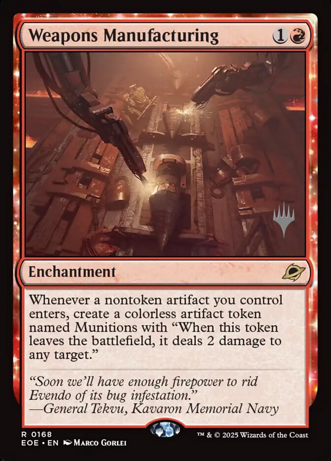 Weapons Manufacturing — Edge of Eternities Promos 168p/160