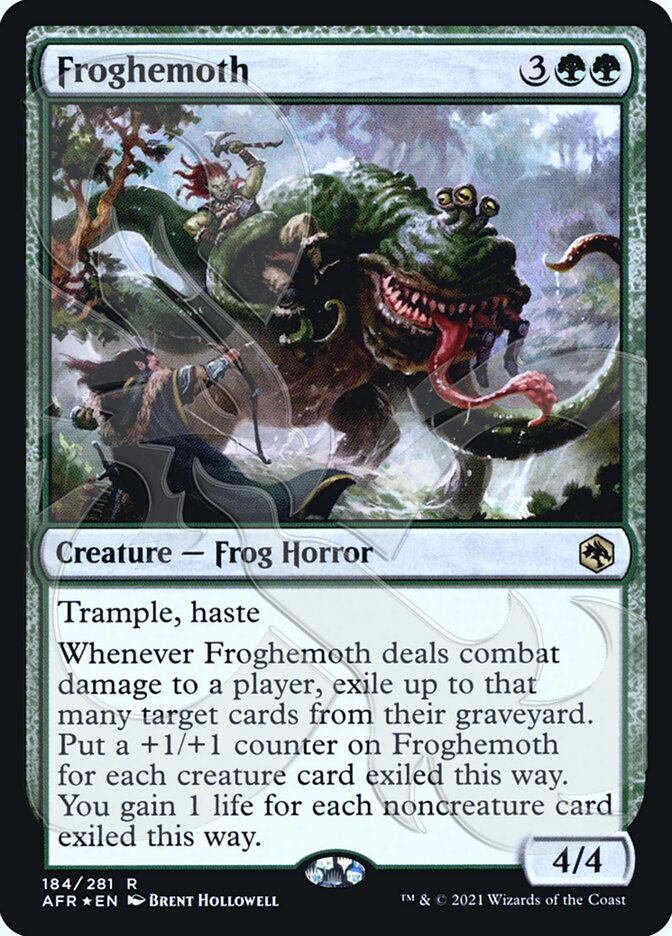 Froghemoth — Adventures in the Forgotten Realms Promos 184a/241