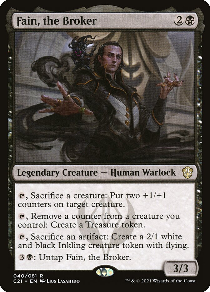Faïn, le courtier — Commander 2021 40/409
