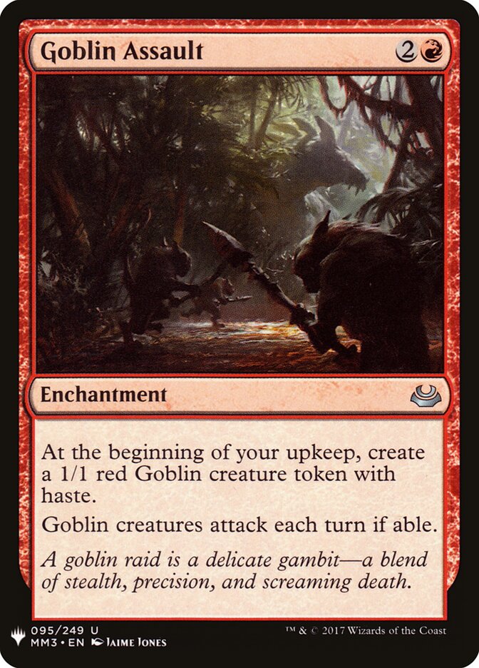 Goblin Assault — The List MM3-95/5581