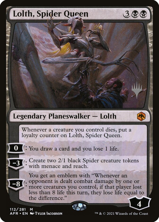 Lolth, Spider Queen — Adventures in the Forgotten Realms Promos 112p/241