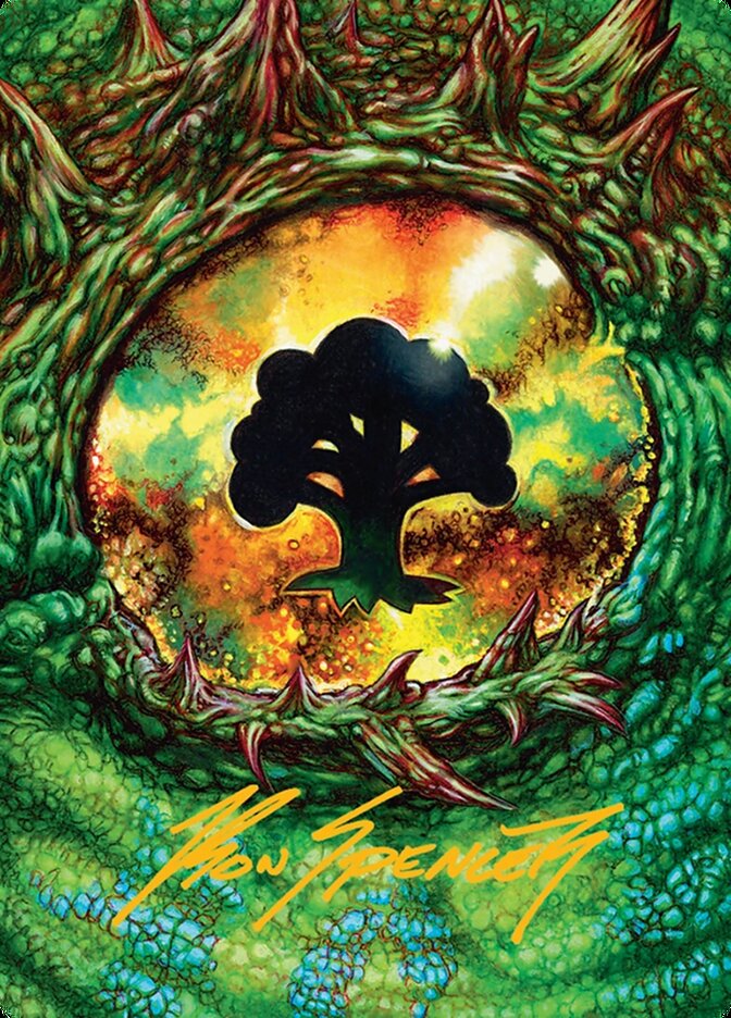 Forest // Forest — Tarkir: Dragonstorm Art Series 32/54