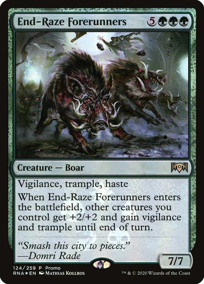 End-Raze Forerunners — Ravnica Allegiance Promos 124★/81