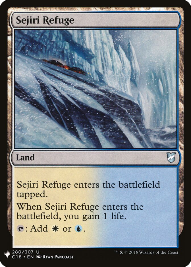 Sejiri Refuge — The List C18-280/5581