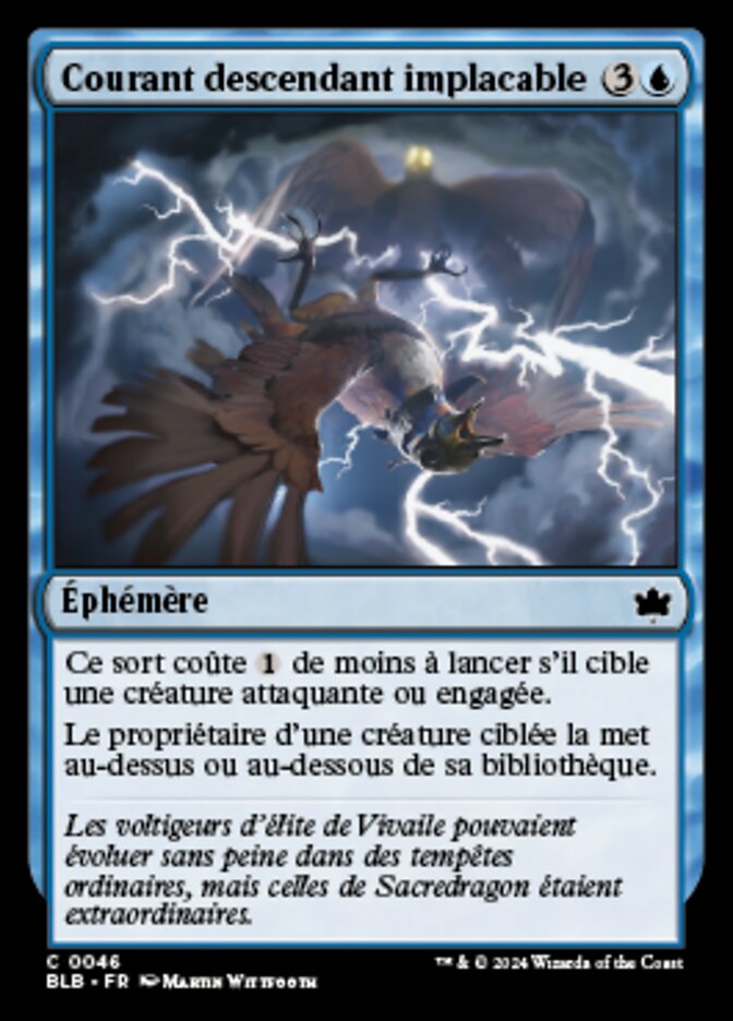 Courant descendant implacable — Bloomburrow 46/398