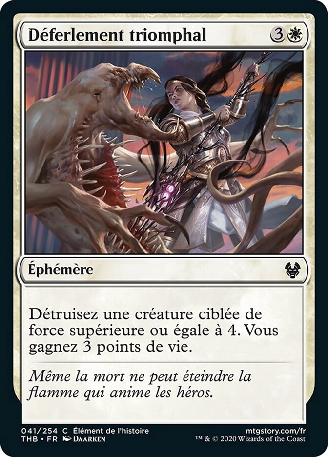 Déferlement triomphal — Theros Beyond Death 41/358