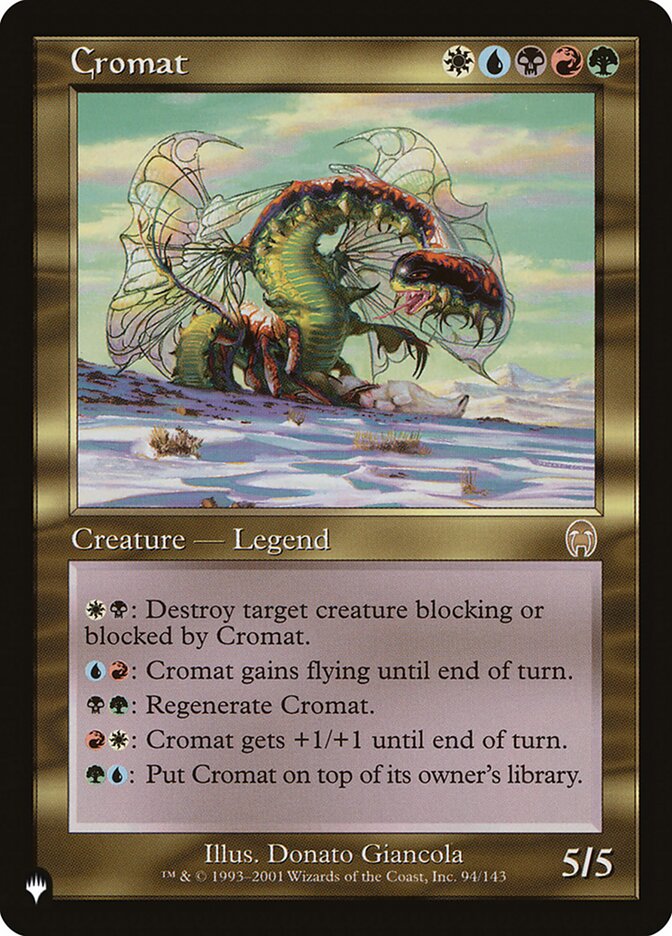 Cromat — The List APC-94/5581