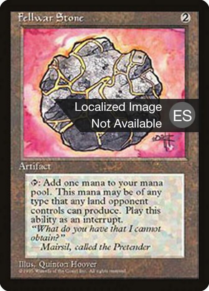 Fellwar Stone — Fourth Edition Foreign Black Border 319/378