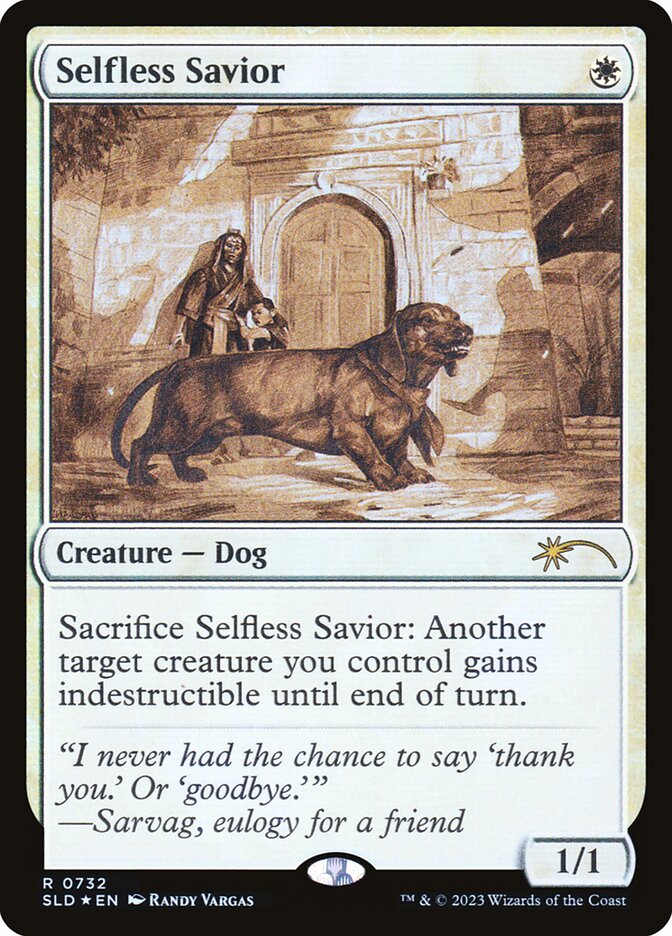Selfless Savior — Secret Lair Drop 732/2754