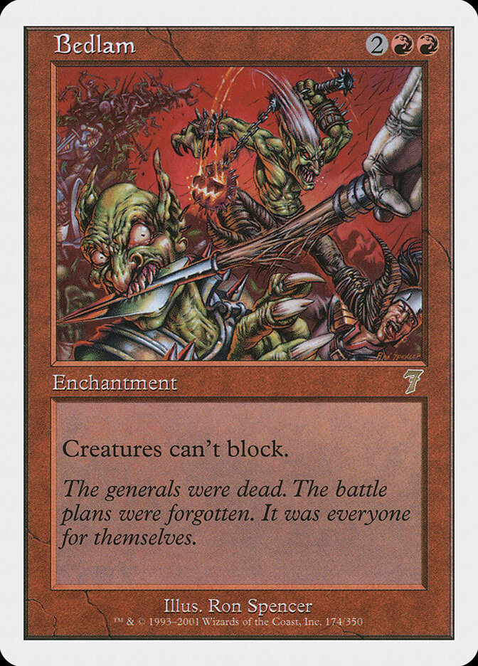 Bedlam — Seventh Edition 174/708