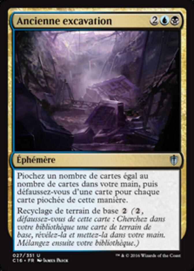 Ancienne excavation — Commander 2016 27/351