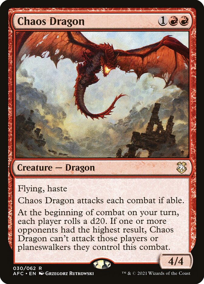 Chaos Dragon — Forgotten Realms Commander 30/331