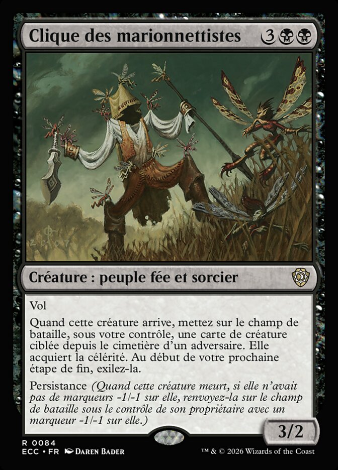 Clique des marionnettistes — Lorwyn Eclipsed Commander 84/176