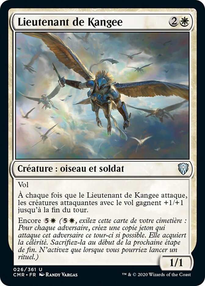 Lieutenant de Kangee — Commander Legends 26/718
