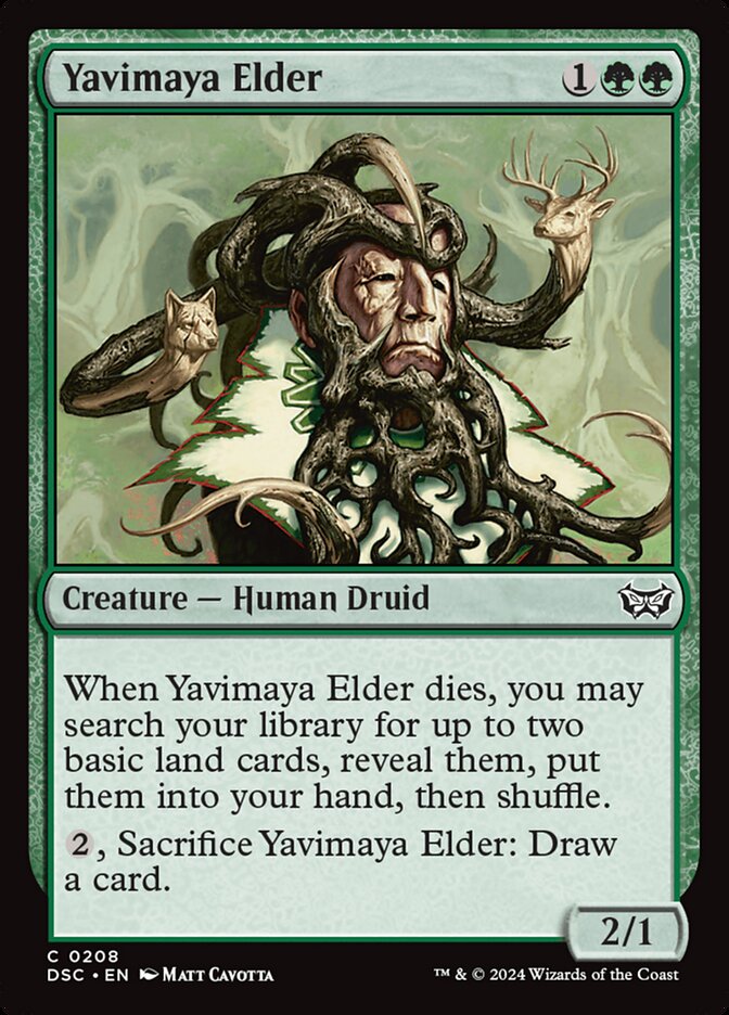 Yavimaya Elder — Duskmourn: House of Horror Commander 208/373