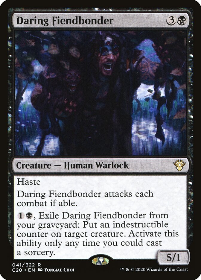 Daring Fiendbonder — Commander 2020 41/322