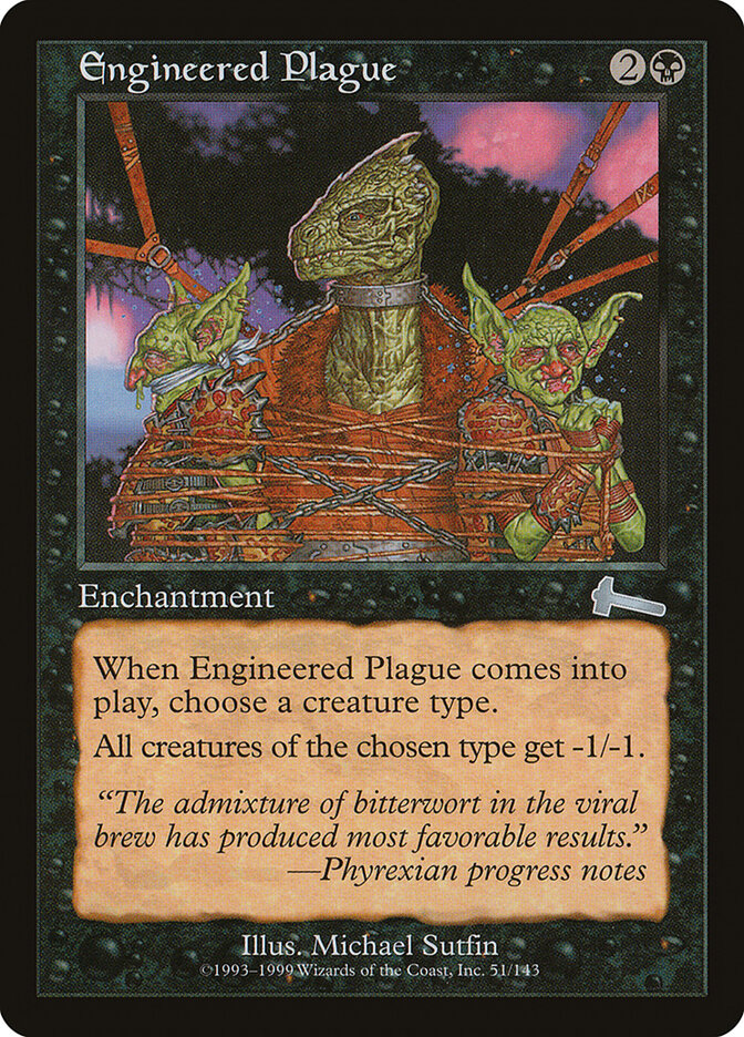 Engineered Plague — Urza's Legacy 51/143