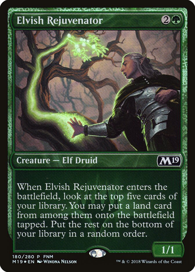 Elvish Rejuvenator — Core Set 2019 Promos 180/95
