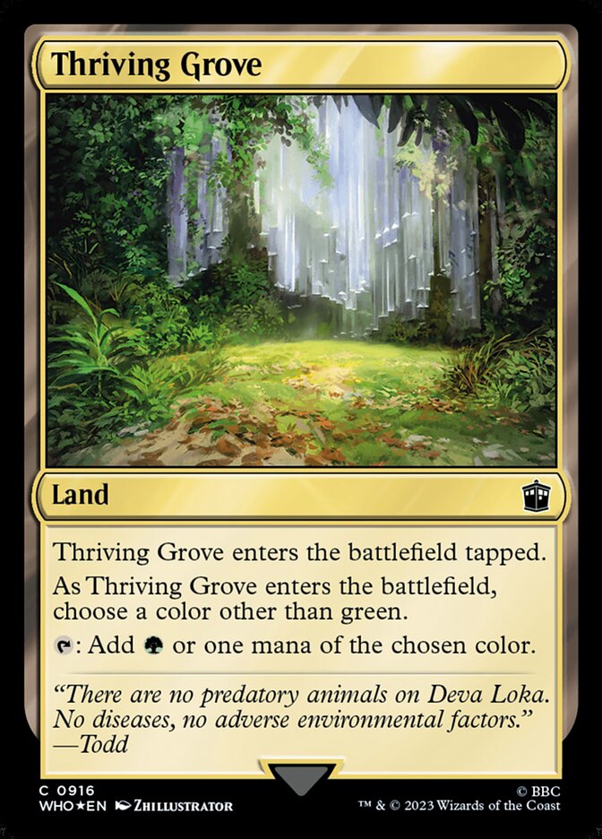 Thriving Grove — Doctor Who 916/1178