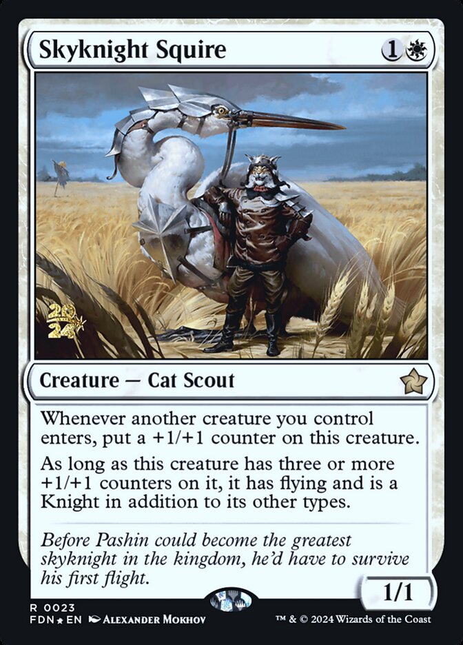 Skyknight Squire — Foundations Promos 23s/106