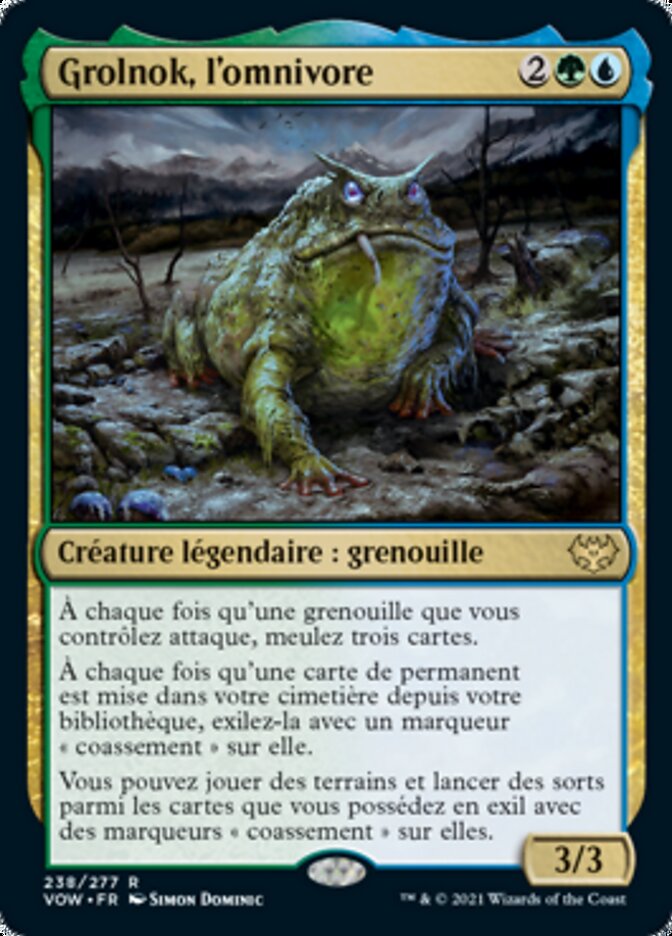 Grolnok, l'omnivore — Innistrad: Crimson Vow 238/423