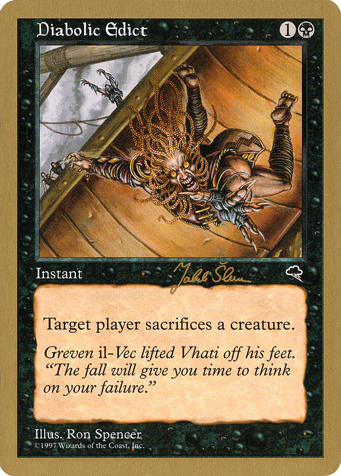 Diabolic Edict — World Championship Decks 1999 js128/111