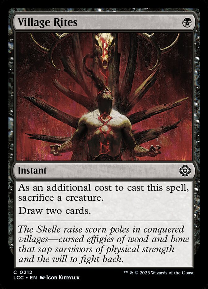 Rites du village — The Lost Caverns of Ixalan Commander 212/370